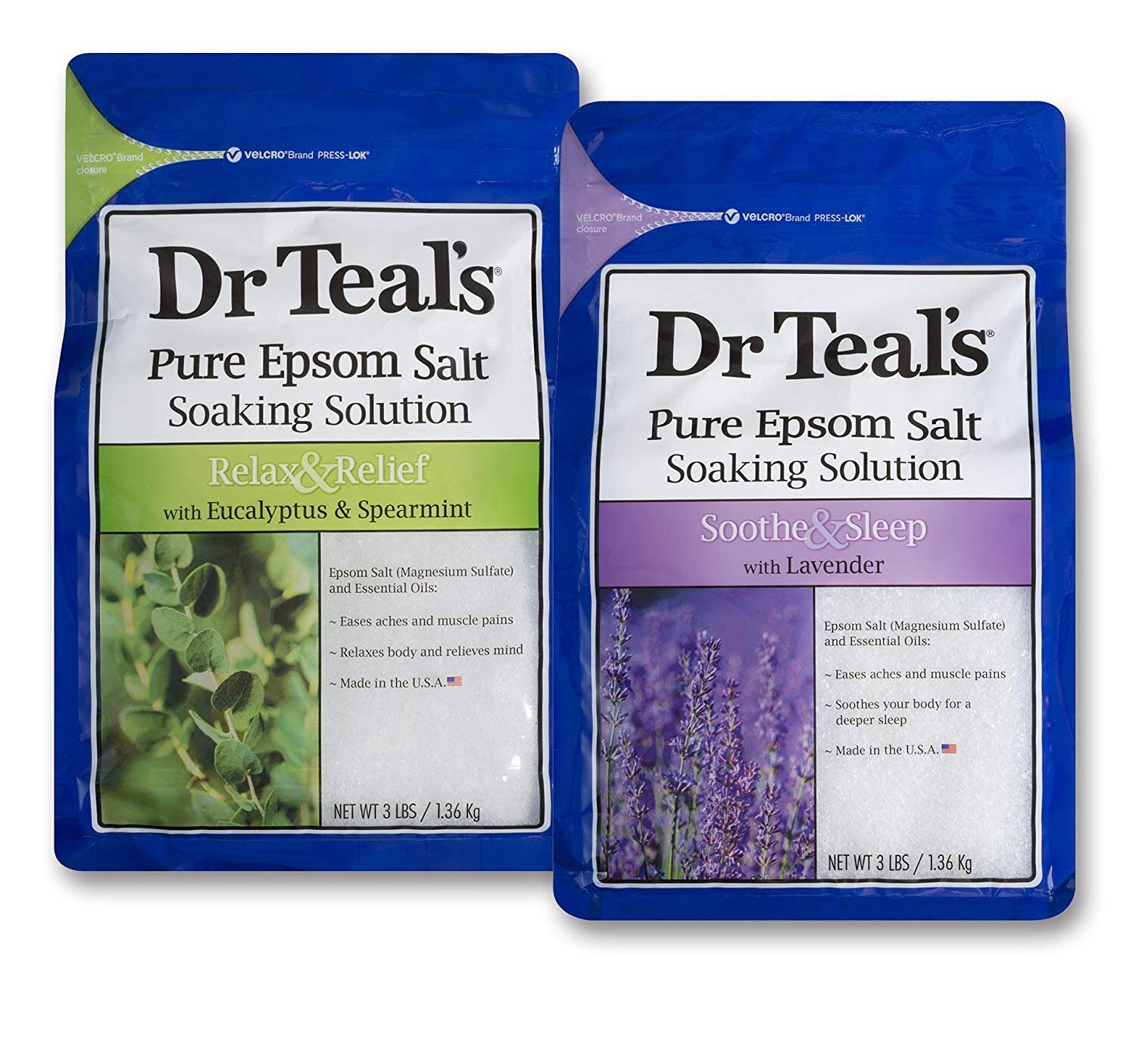  Dr Teal's Epsom Salt Bath Soaking Solution