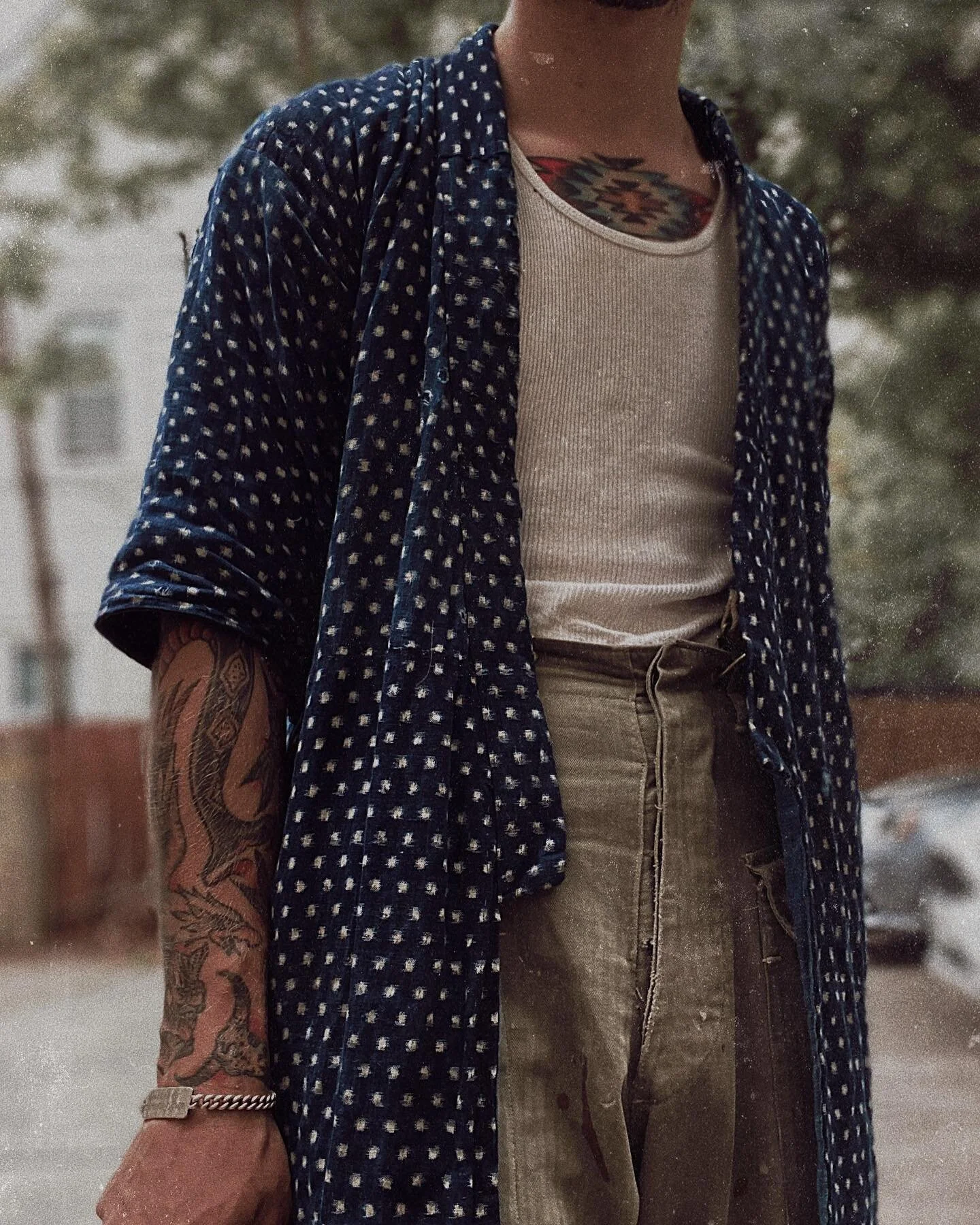 I will be living in this 50's Noragi jacket from @localsonly_collective. It has been so cool doing research and learning more about this garment.