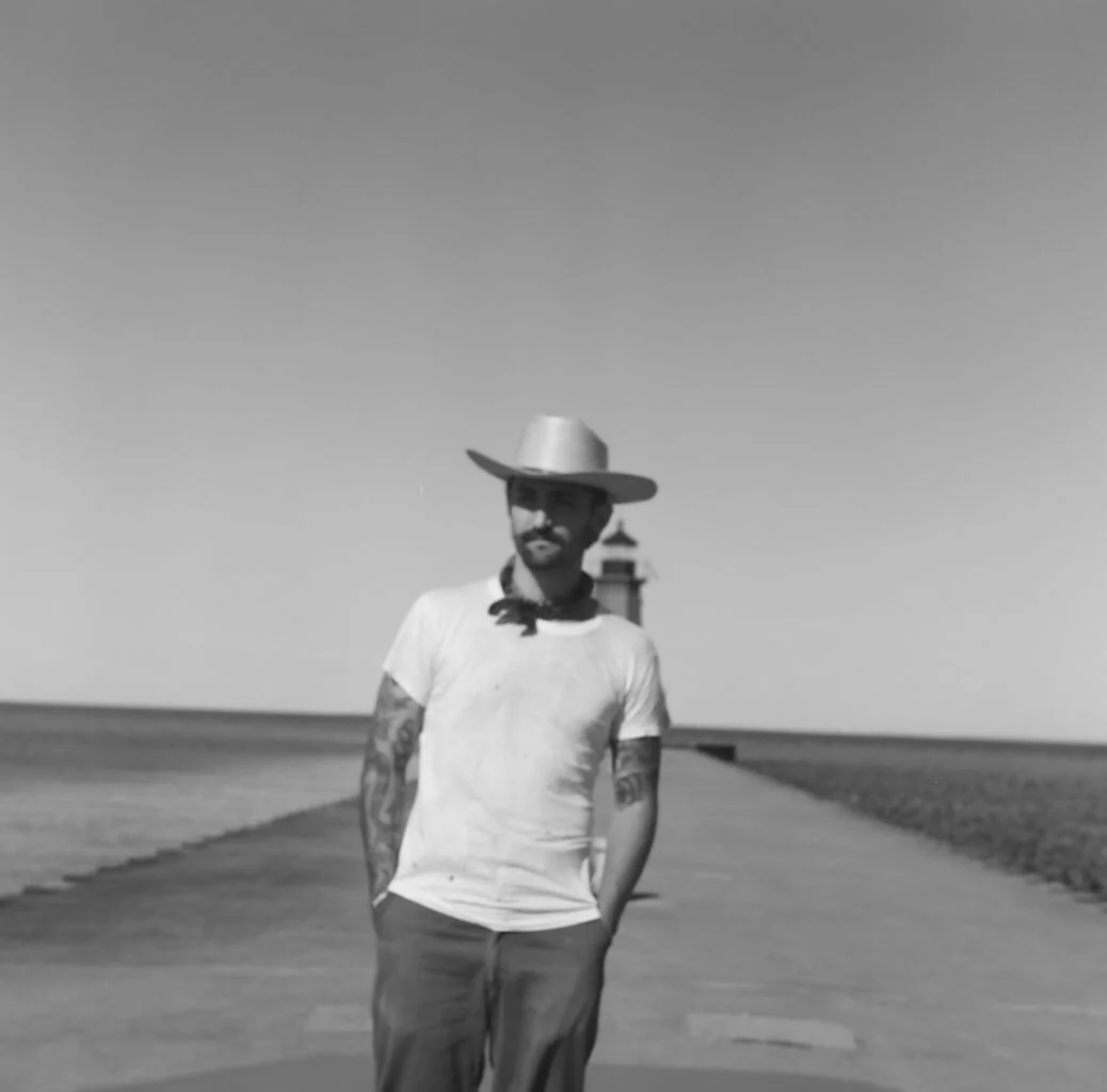 Here's a photo of me taken with a Yashica D that I got at an estate sale on film that I found in a barn. Thanks for snapping this @localsonlyvintage