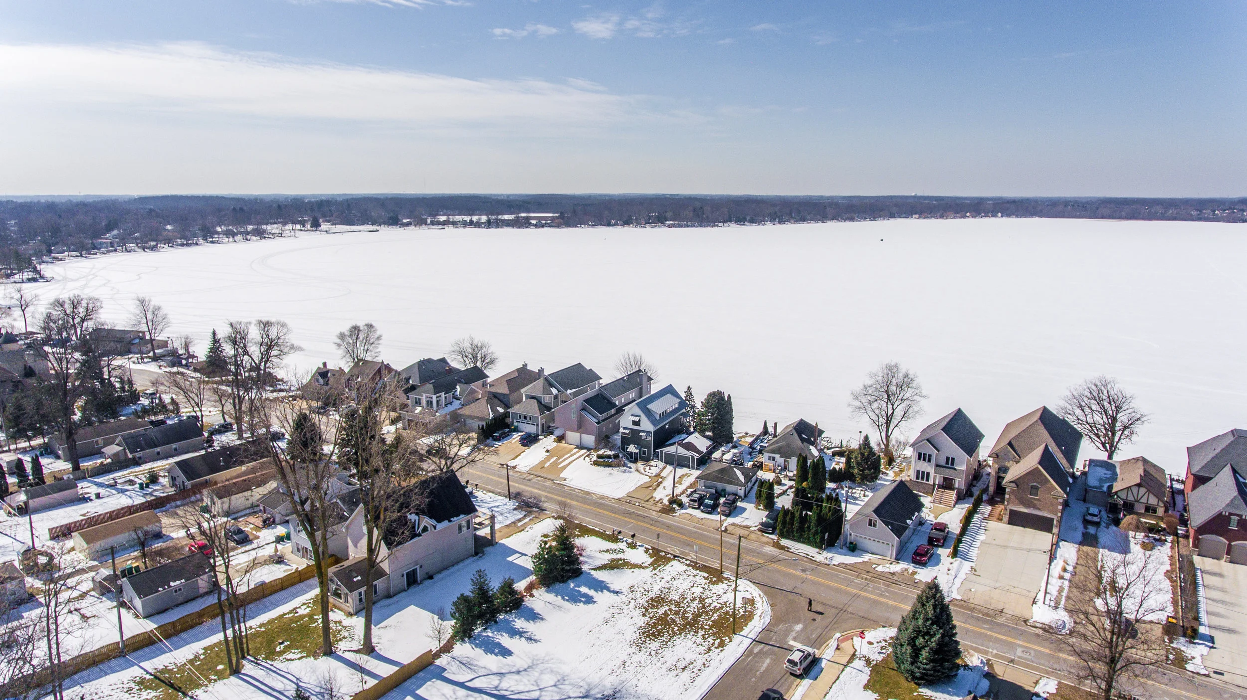Custom Built Lake House on Walled Lake