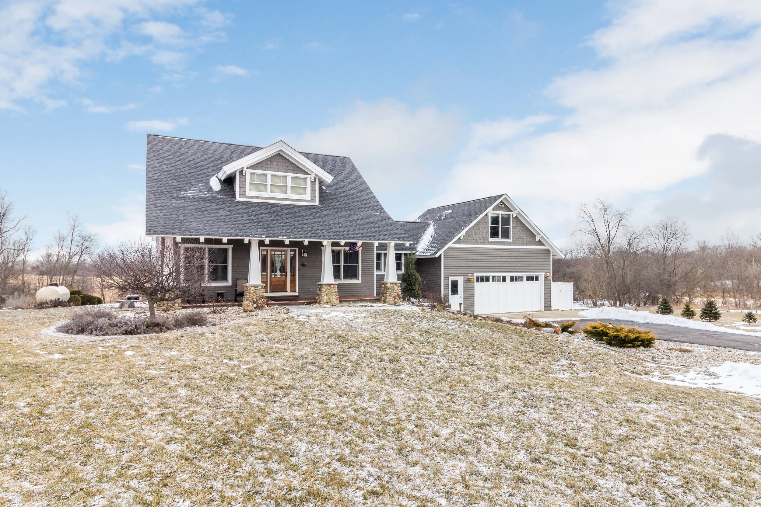 Tranquil Craftsman Timber Frame Home in Chelsea