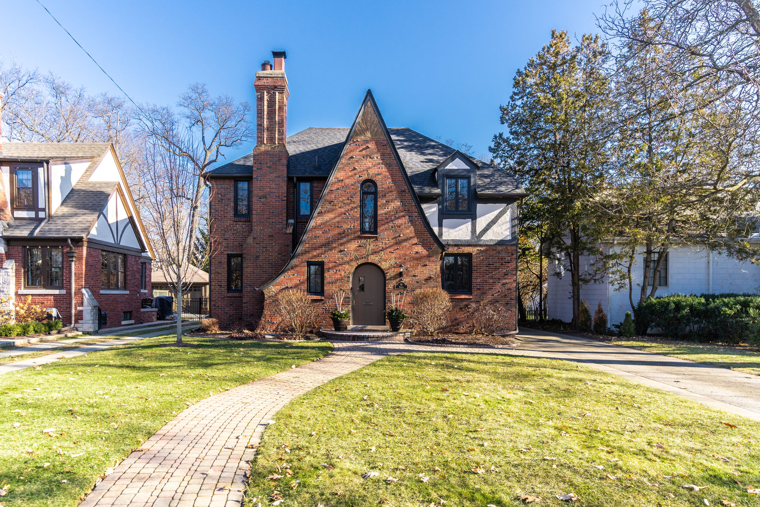 Brick Tudor in Pleasant Ridge 