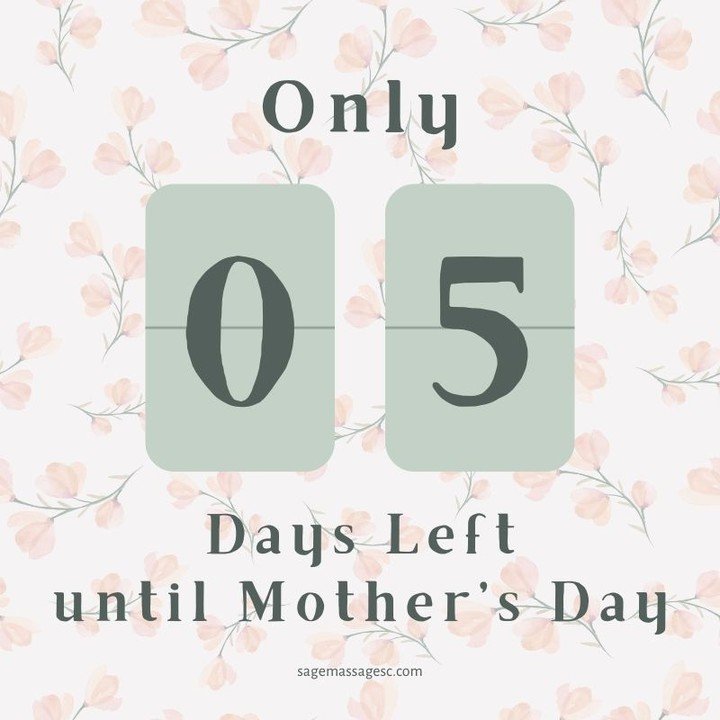 You've still got plenty of time to book your favorite mom one of our Mother's Day packages or pick up a gift card online or in person!

#massagetherapy #massage #esthetics #esthetician #spa #holistichealing #relaxation #zen #southcarolinalmt #lmt #li