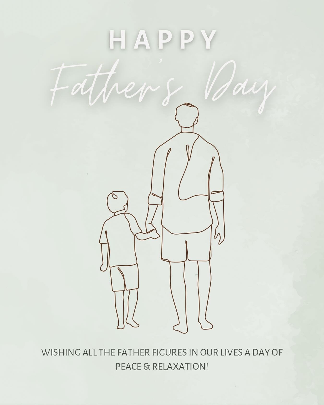 Happy Father&rsquo;s Day to all the men who have taught us life lessons, kissed our boo-boos, fixed our cars, helped us move, answered our late night phone calls, offered a shoulder to cry on, and taught us to grow. You deserve a day of pampering &am