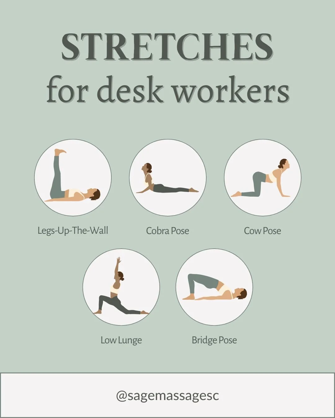 As we move into the cold & cozy months, it's easy to forget to move your body. These basic stretches are great for opening up the abs, chest, and hips after a long day of sitting. 
#yoga #stretches #massagetherapy #massage #selfcare #spa #holist