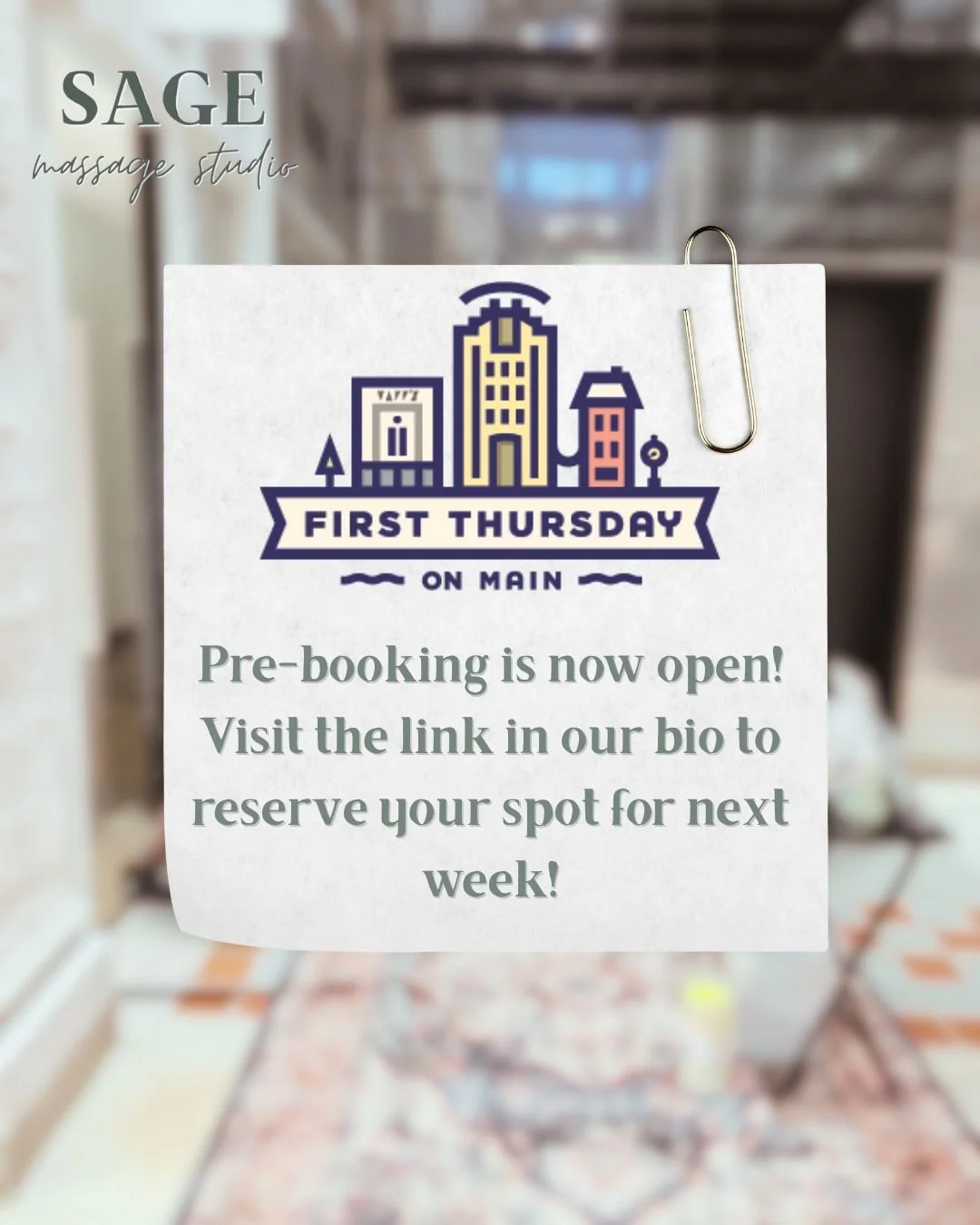 We had a great turnout last time and we expect to fill up again this month, so reserve your spot early! See the link in our bio to book your spot! 
@firstthursdayonmain
#massagetherapy #massage #selfcare #spa #holistichealing #relaxation #zen #southc