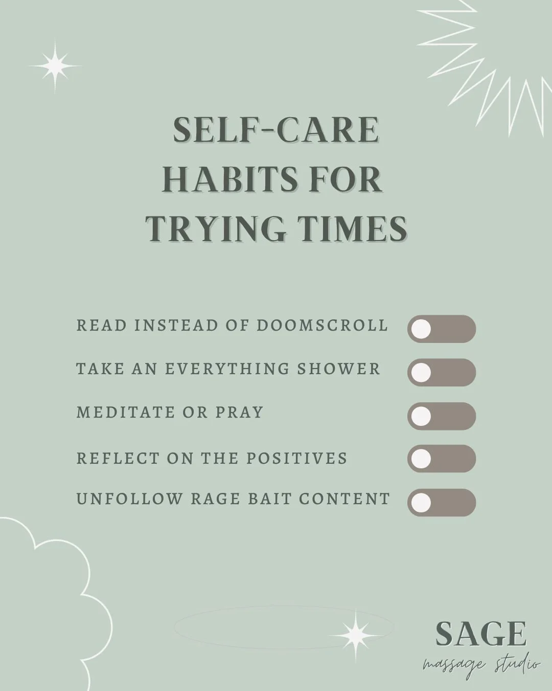 Sometimes the heaviness of the world can really weigh on your shoulders. We're here to tell you that it's okay to disengage for awhile if it starts to negatively impact your mental health. Make sure to check in with yourself and make sure you're not 