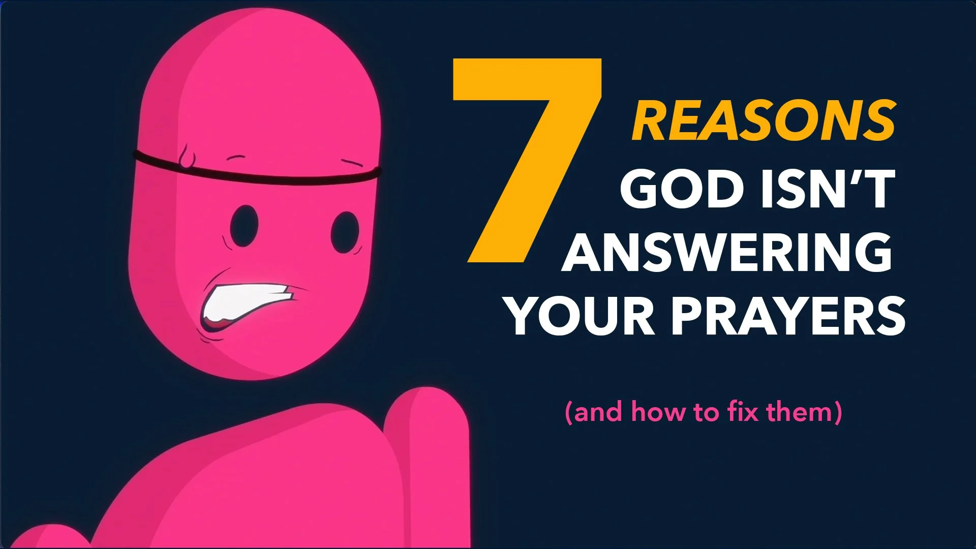 Why isn’t God answering my prayers?
