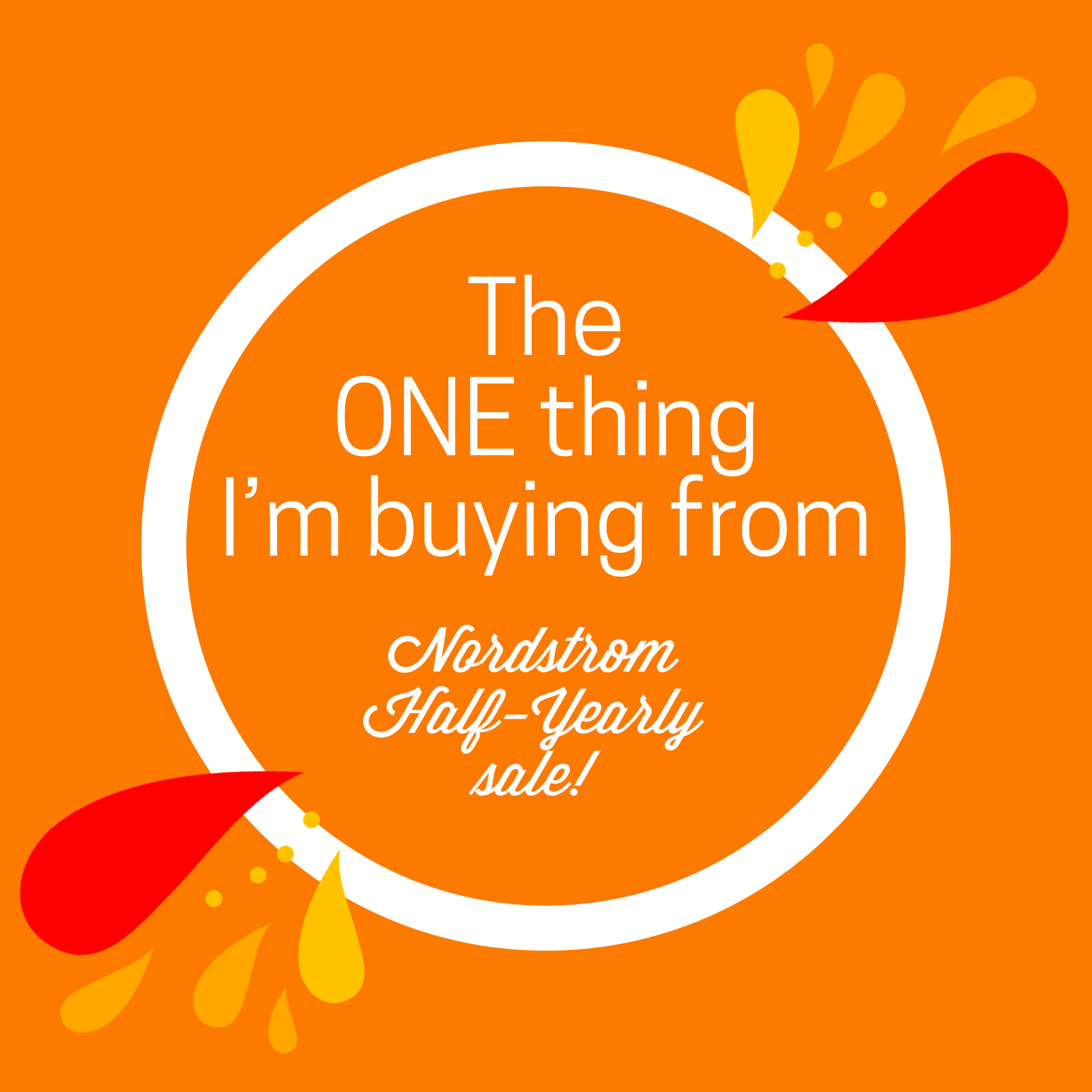 The ONE thing I'm buying from the Nordstrom Half-Yearly Sale
