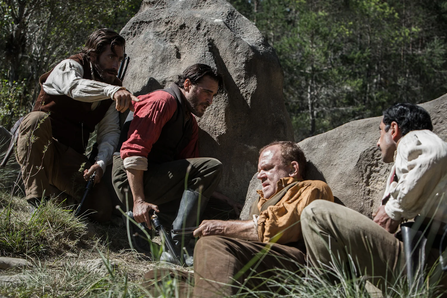 Gyllenhaal, Phoenix, Reilly, and Ahmed | Annapurna Pictures