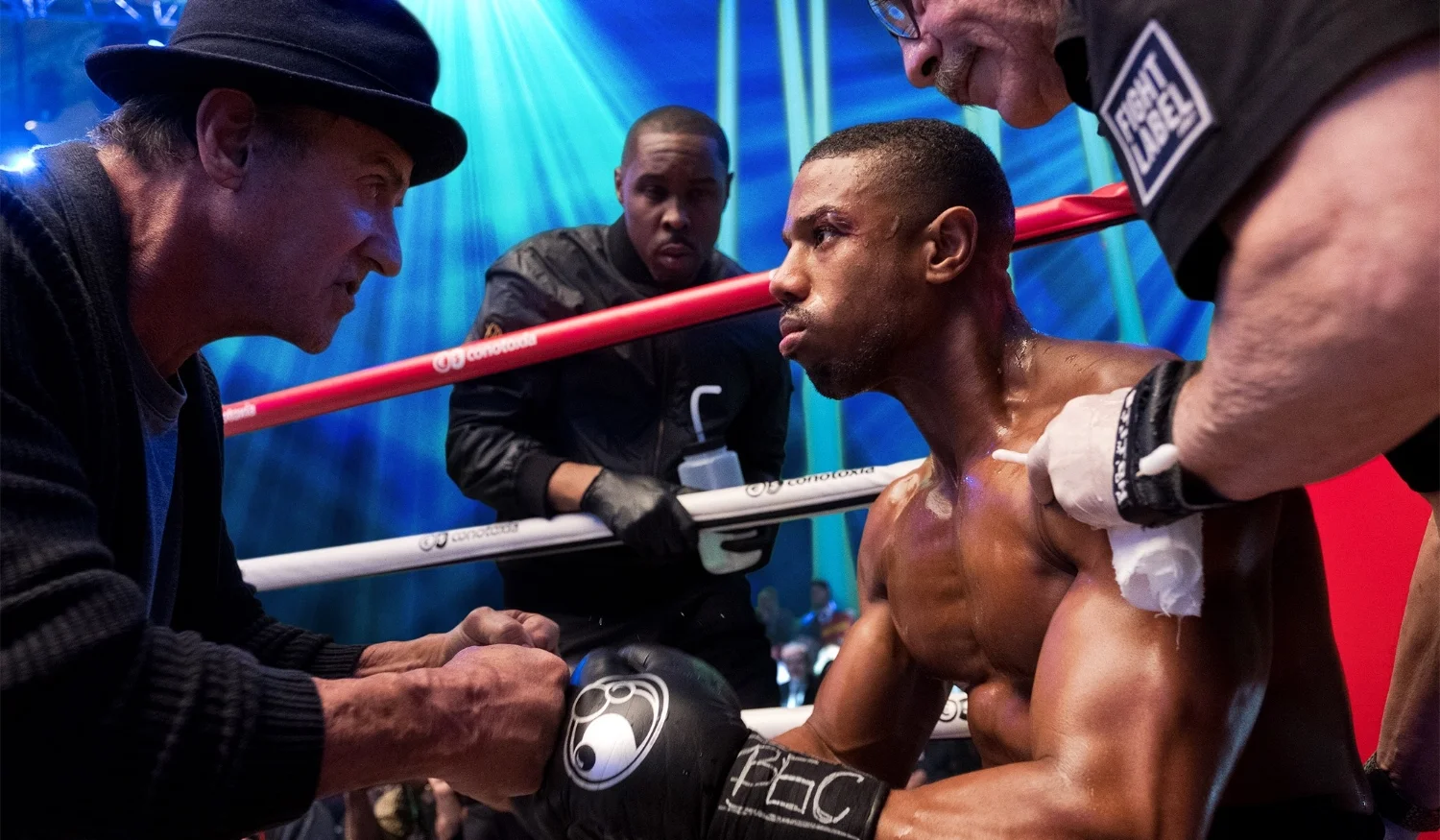 Sylvester Stallone and Jordan | Metro-Goldwyn-Meyer Studios