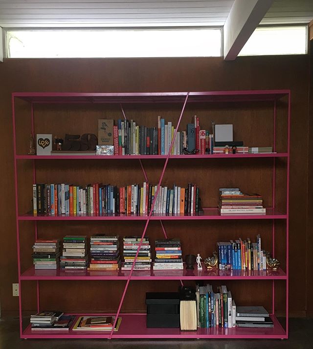 A week ago, we received our custom @lucas.ahlstrand.design bookshelf and had a chance to put our books in place. 
Definitely heavy on the self-help/find yourself section (entire middle section)...