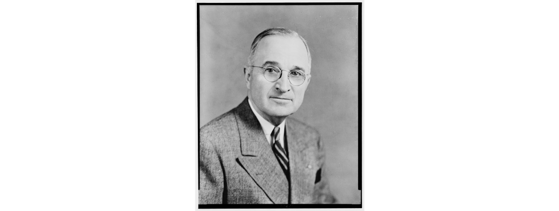  HARRY TRUMAN, Democrat, who became president when Roosevelt died in office in 1945, was elected president in 1948 over Republican Thomas Dewey. But Dewey handily carried Westchester and Mamaroneck. 