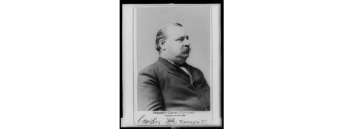  GROVER CLEVELAND, Democrat, won in 1884, lost to Republican Benjamin Harrison in 1888, then regained the White House by defeating Harrison in 1892. Cleveland carried Westchester and Mamaroneck. He had been governor of New York from 1883-85. 