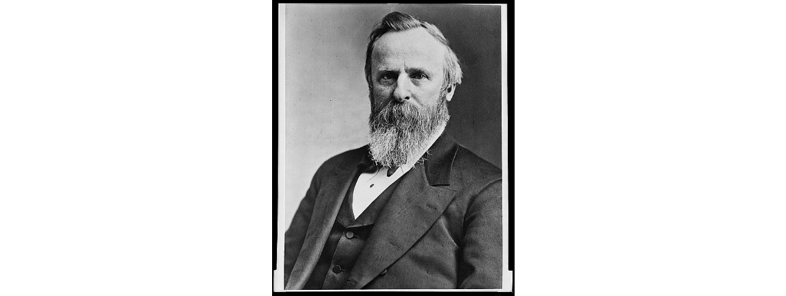  RUTHERFORD B. HAYES, Republican, defeated Samuel Tilden in 1876, but Tilden carried Westchester and Mamaroneck. 