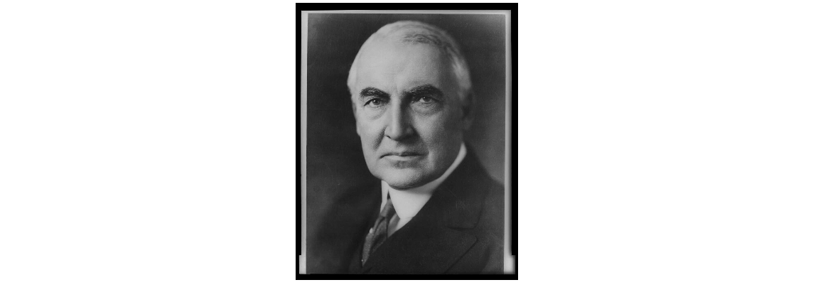  WARREN HARDING, Republican, handily carried Westchester and Mamaroneck in defeating Democrat James Cox in 1920, the first presidential election in which women could vote. 