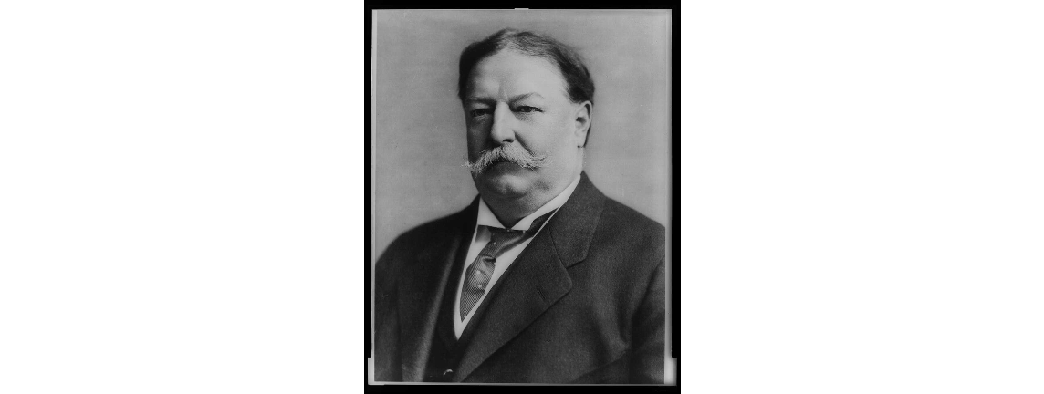  WILLIAM HOWARD TAFT, Republican, defeated Democrat William Jennings Bryan in 1908 and carried Westchester and Mamaroneck. But Taft lost his bid for re-election in 1912 when Theodore Roosevelt entered the race as a Progressive. They split the vote an