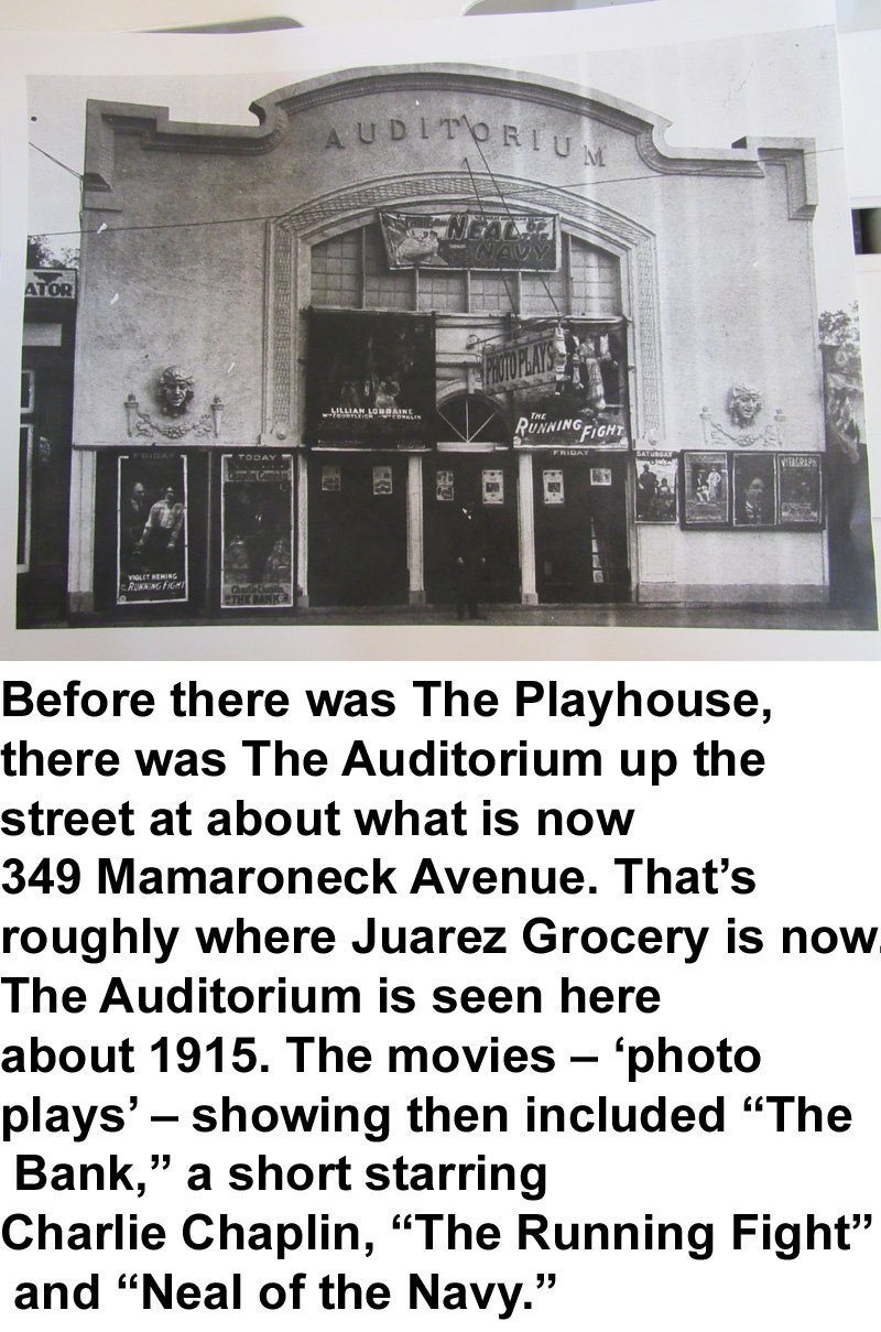 The Auditorium movie theater Mamaroneck