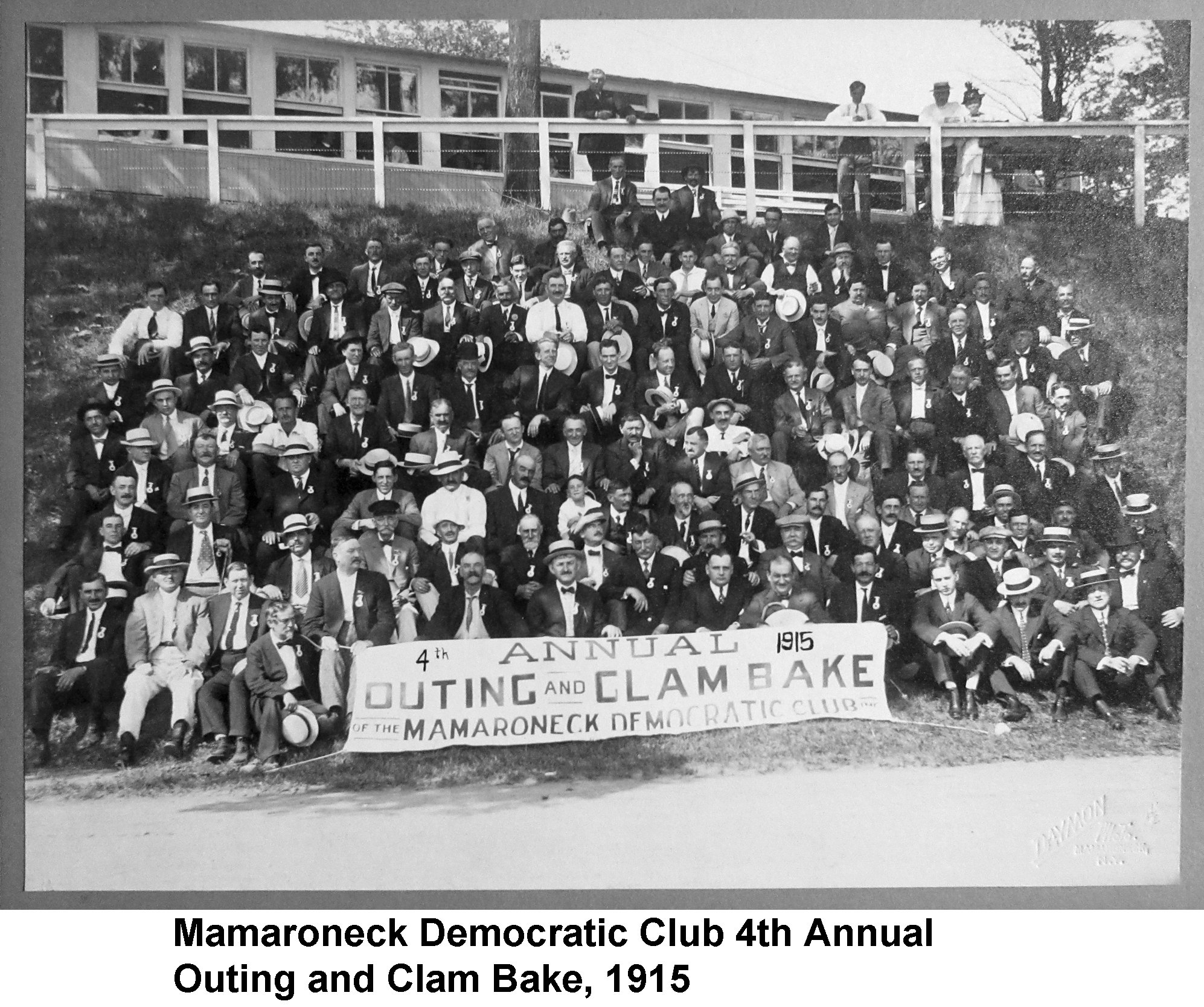 WD-30-A Mamaroneck Democratic Club 4th Annual Outing and Clam Bake 1915 captioned.jpg