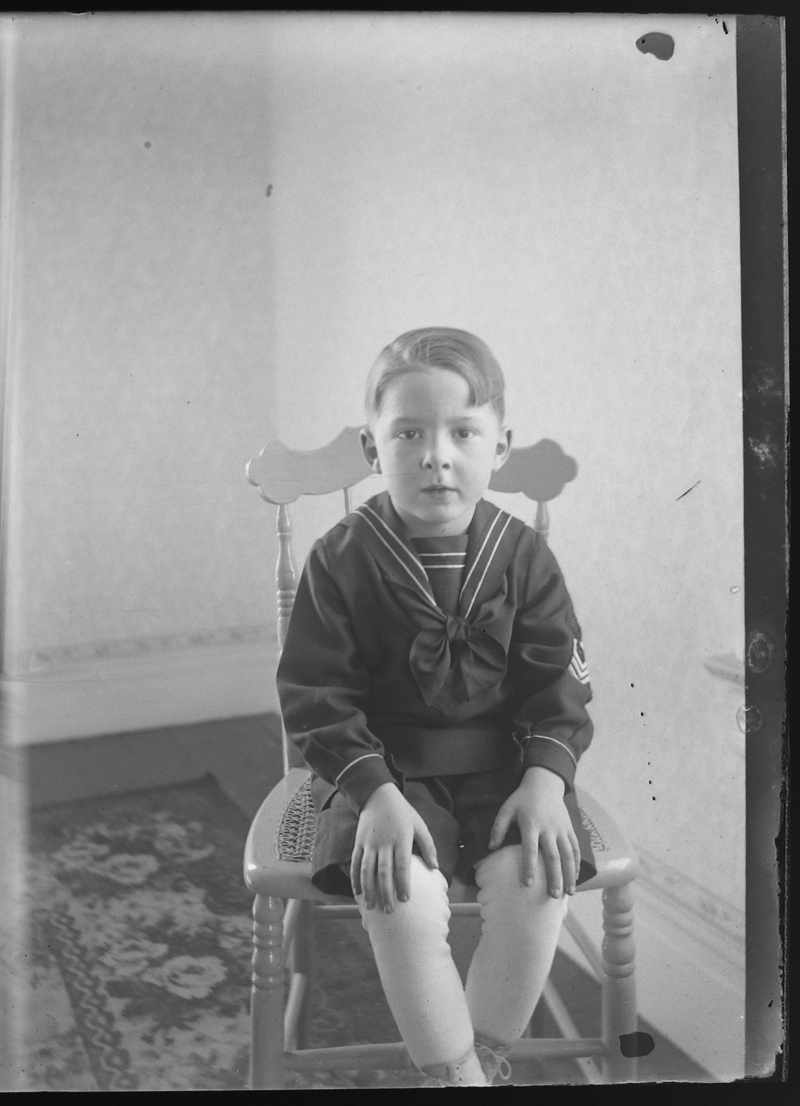 GN-136-single Boy, seated and wearing sailor suit from stereo image.jpg