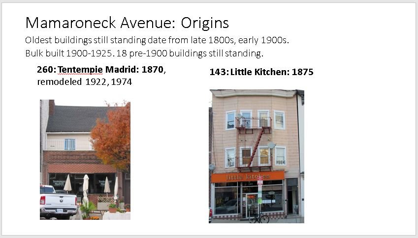 Slide 2 Mamaroneck Avenue Retrospective - Origins.JPG