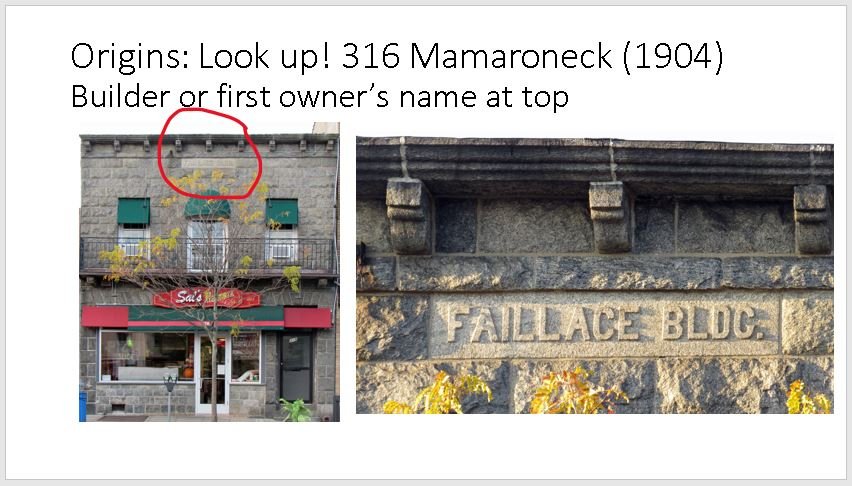 Slide 5 Mamaroneck Avenue Retrospective - Look up.JPG