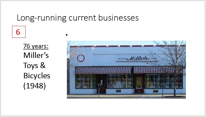 Slide 19 Mamaroneck Avenue Retrospective - Longest -running businesses - 6.JPG