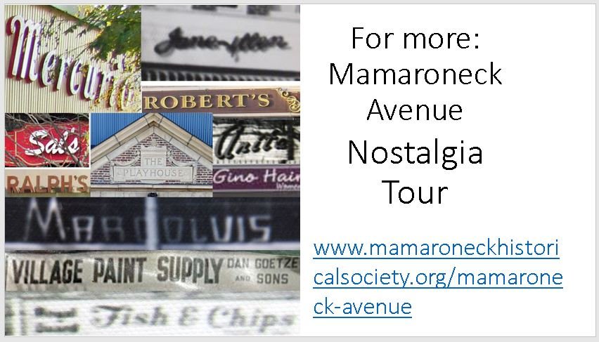 Slide 26 Mamaroneck Avenue Nostalgia Tour.JPG