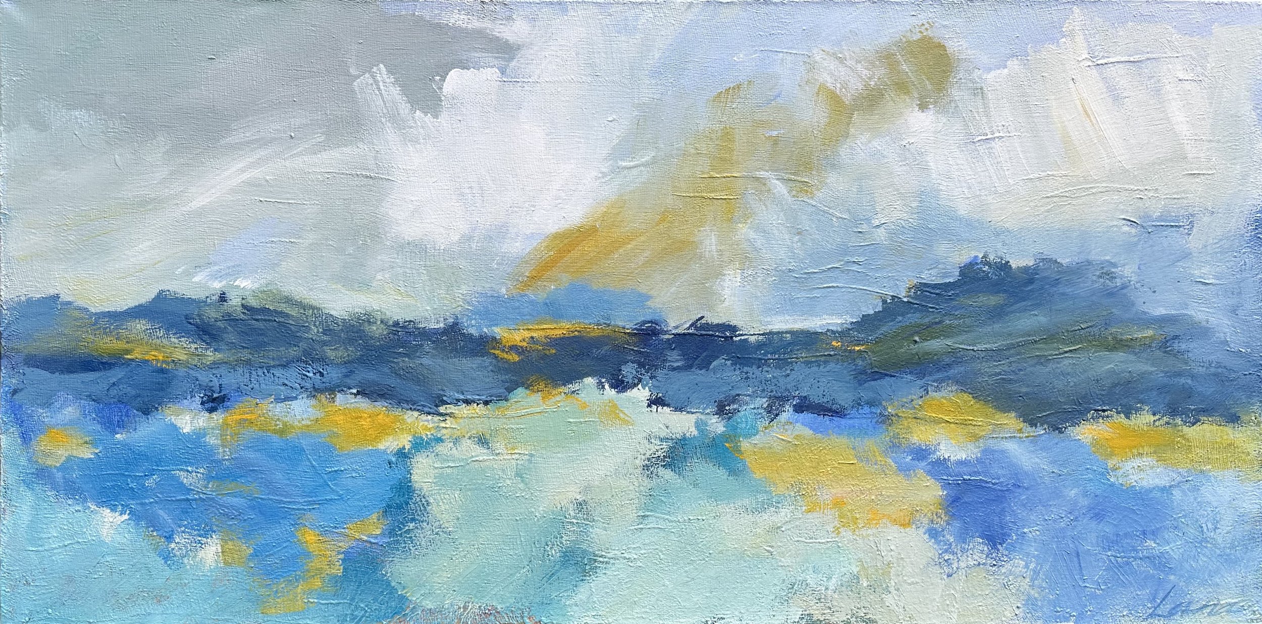 Sun through Blue
