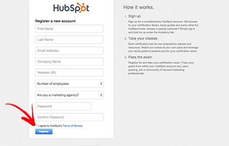 Certificado Internacional HubSpot de Inbound Marketing - Passo 2