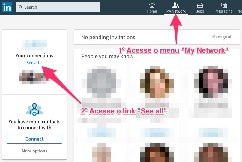 Visualize todas as suas conexões no LinkedIn