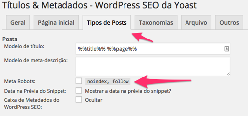 WordPress SEO Yoast - Titulos Metadados