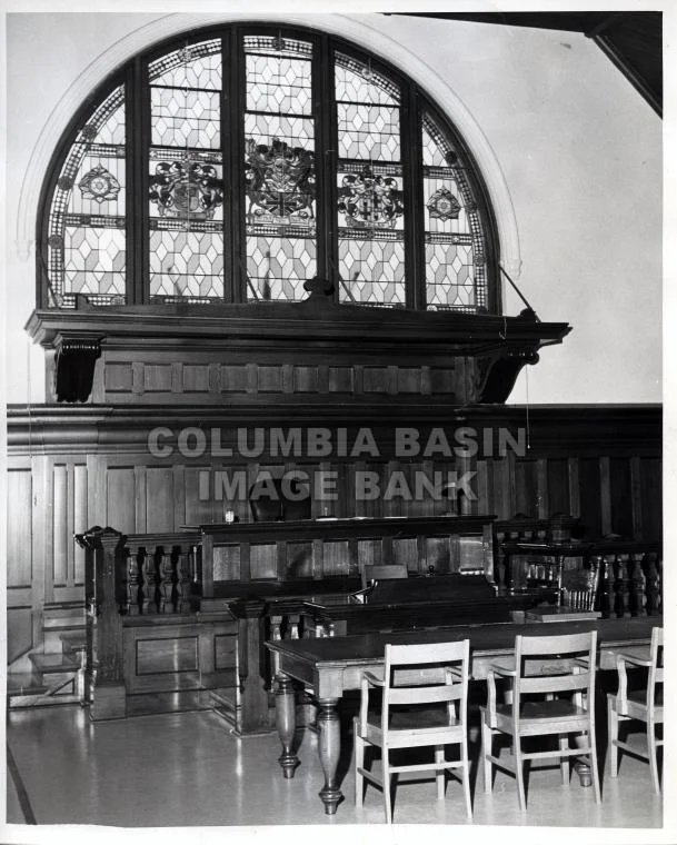 2276.0003 Interior of Rossland Court House, 1967