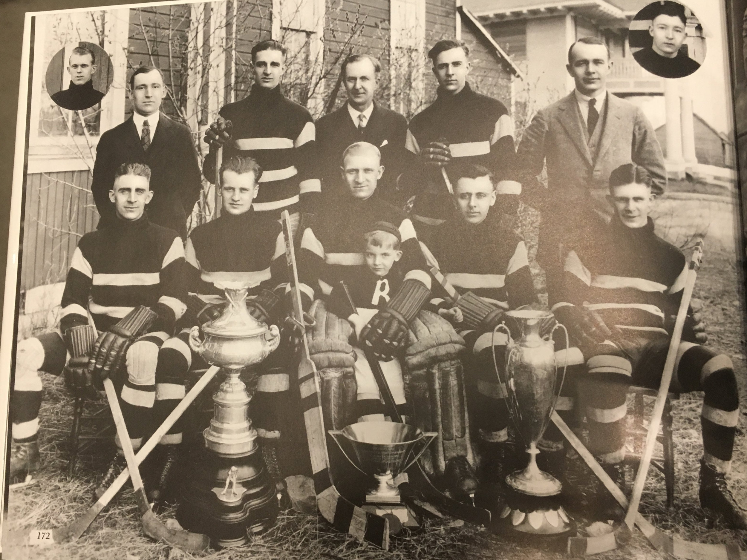 Rossland Miners Hockey Team, Provincial Champs, 1924