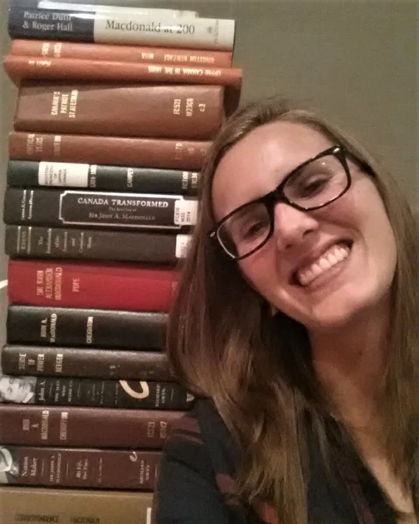 Sarah Taekema Researcher Sarah Taekema truly, madly, deeply loves history. She is currently working on an MA in Canadian political history through the University of Victoria which examines John A. Macdonald's influence on the development of Indigenous policy in Canada. She also has a BA in history and visual art, and a BEd. At the museum, Sarah uses her advanced research skills to uncover, analyse, organize and communicate all aspects of Rossland's history. She works with the staff to develop new displays and tours for the benefit of locals and visitors. Originally from Ontario, Sarah has made the West Kootenays her home and her favourite thing about Rossland is talking about Rossland's history while riding the ski lifts at RED Mountain!