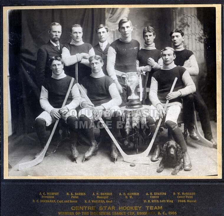 2285.0003: Centre Star Hockey Team Winners 1906