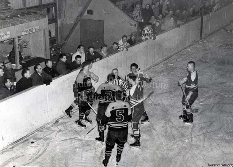 2285.0012: Rossland Warriors &amp; Trail Smoke Eaters Hockey Teams 1957