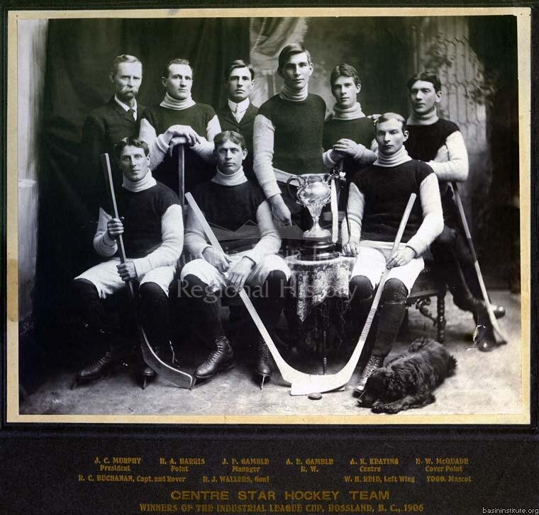 2285.0041: Rossland Centre Star Hockey Team 1906