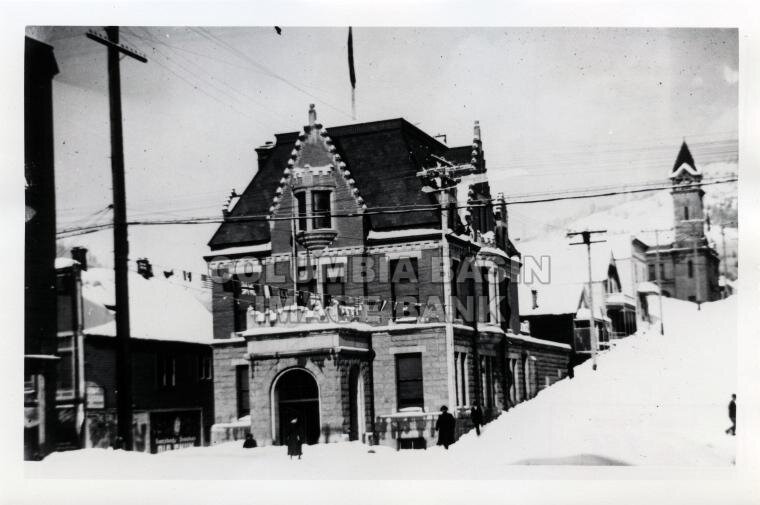 2276.0058: Rossland Post Office in the winter, circa 1912