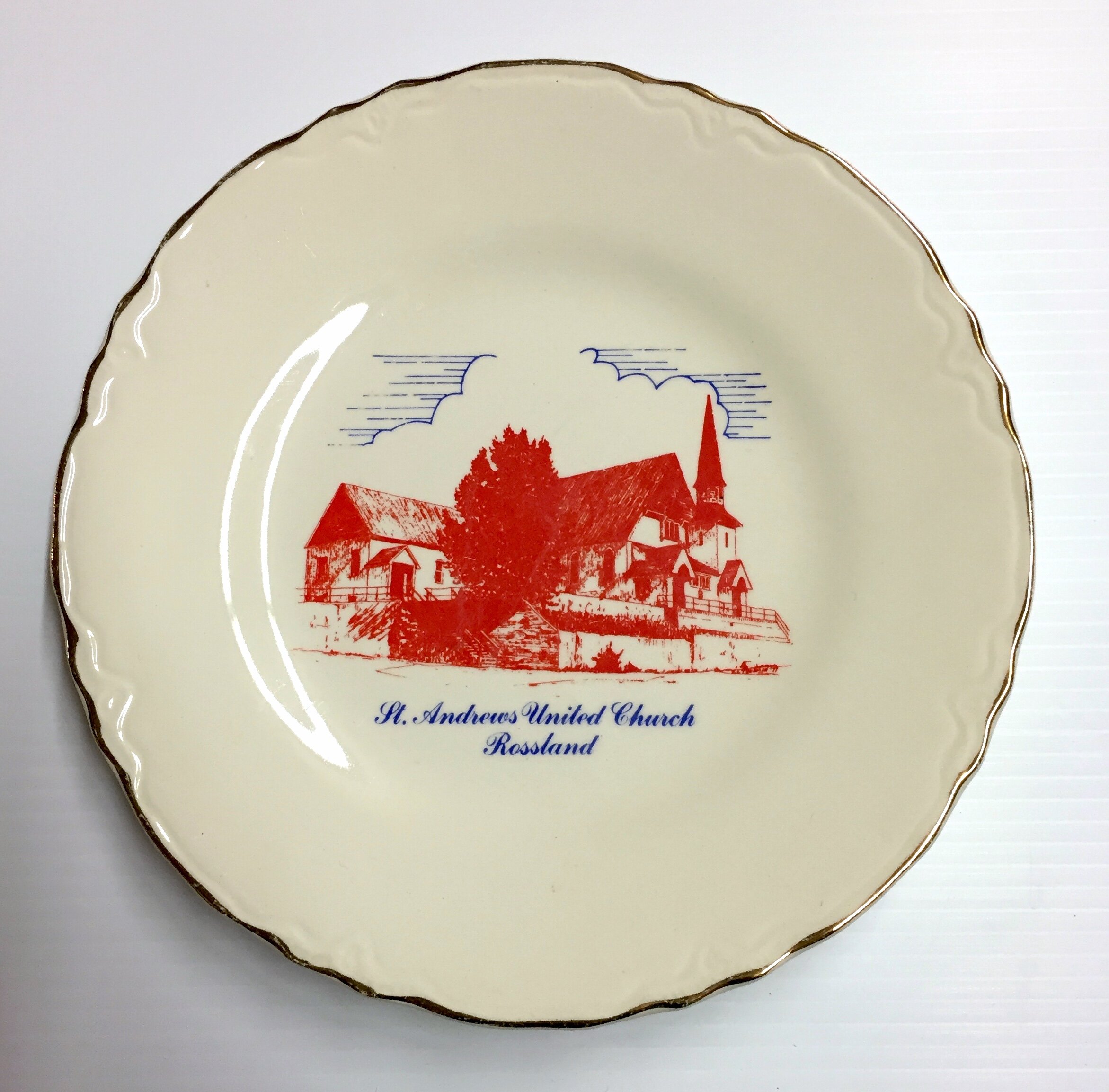 St. Andrews United Church Souvenir Plate