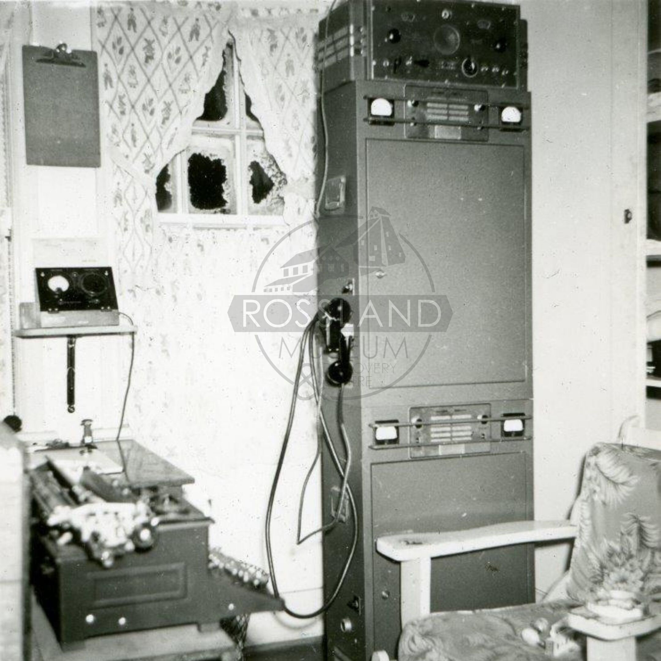 2334.0058: Electrical &amp; telephone room in Old Glory Weather Station