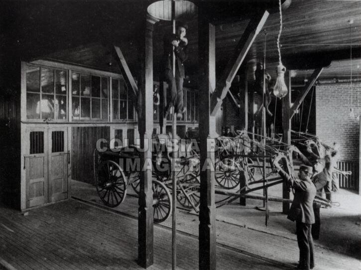 2276.0031: Interior of the fire hall
