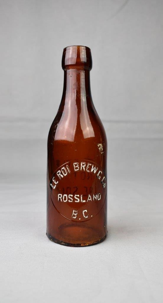  2011.2.1: Le Roi Brewing Company bottle, circa 1897-1917. 