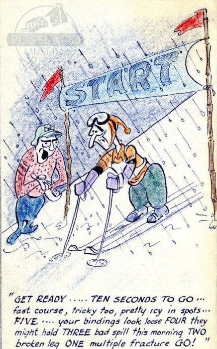  MS 23: West Kootenay Inter-High School Ski Meet program, 1957. 