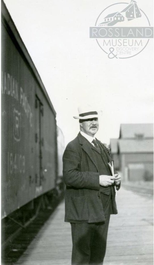  2369.0111: J.S.C. Fraser in Rossland, 1912. 