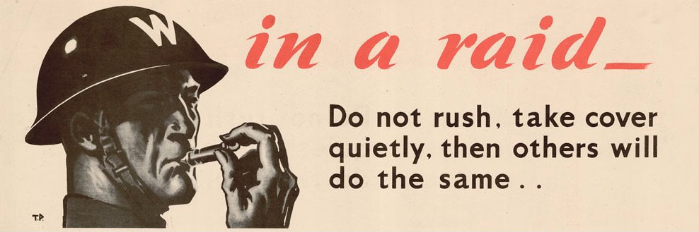  ARP Wartime Poster, 1939-1945.  Credit: Library and Archives Canada, Acc. No. R1300-51. 