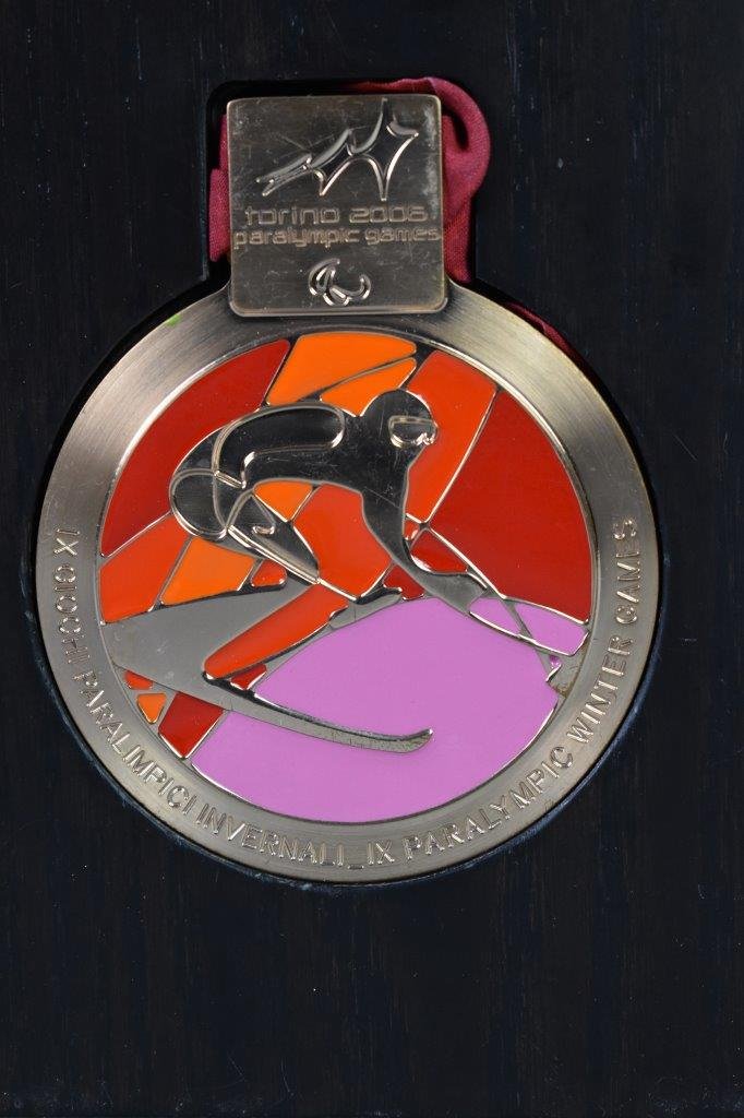  2006 Paralympic Bronze Medal (Close Up) - Courtesy of Kimberly Joines. 