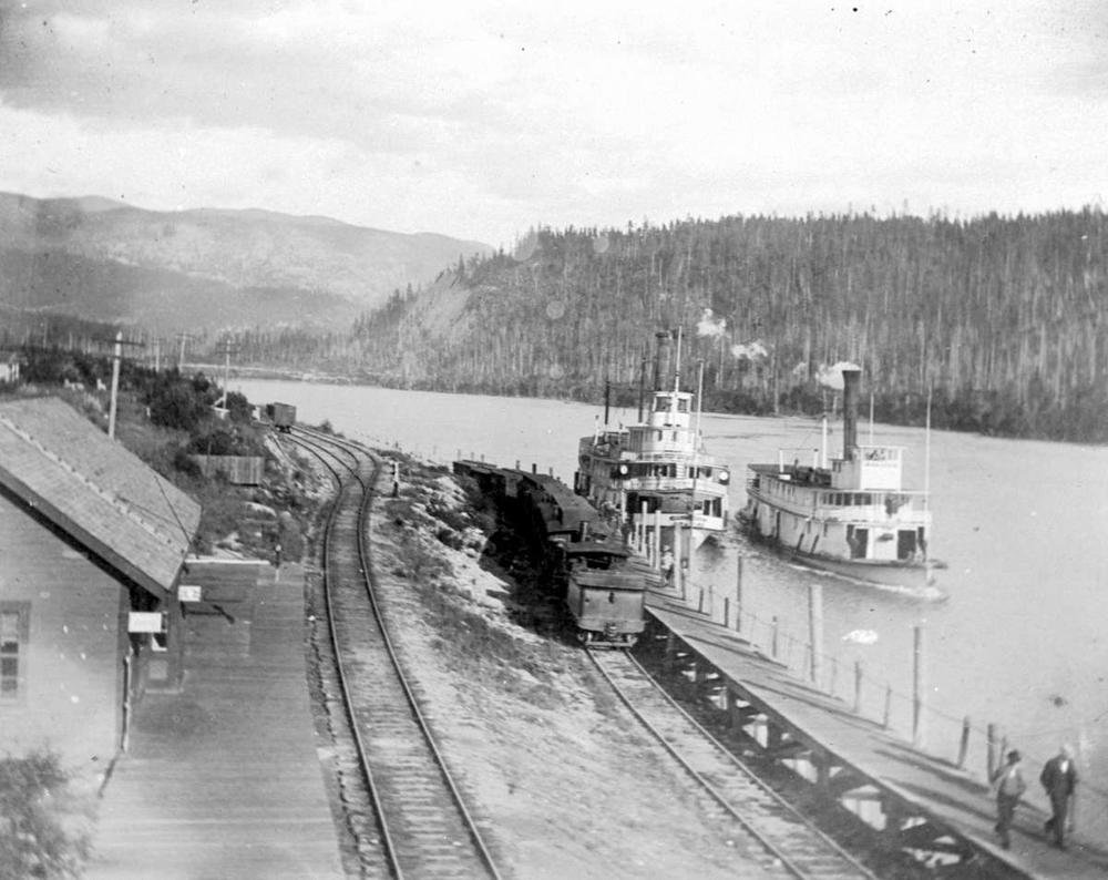   Lytton  and  Rossland  at East Robson, circa 1899.  Image B-07002: Courtesy of BC Archives. 