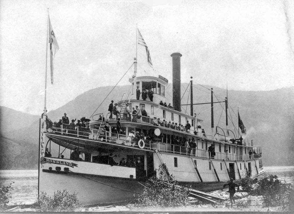   Rossland  on the Columbia River at Trail, 1898.  Image I-60910: Courtesy of BC Archives. 