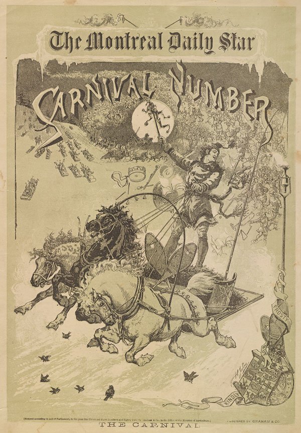 Montreal Winter Carnival Poster, 1880s